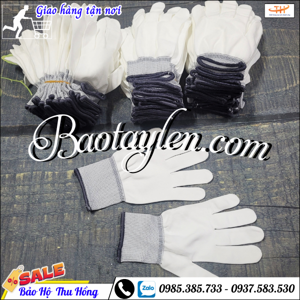 Bao tay vải mỏng - găng tay thun trắng. Bao tay vải mỏng - găng tay thun trắng.
