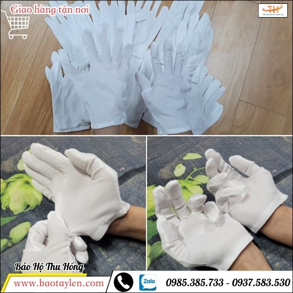 Bao tay vải thun L+2 co giãn khá tốt  Bao tay vải thun L+2 co giãn khá tốt