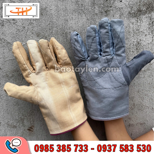 Găng tay bảo hộ kaki lót nỉ freesize Găng tay bảo hộ kaki lót nỉ freesize