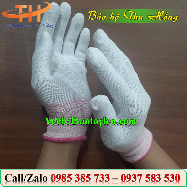 Bao tay vải thun mỏng màu trắng
