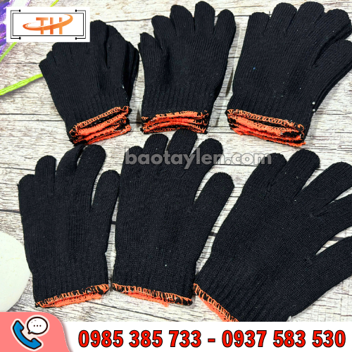 Bao tay len xám đen hàng chuẩn Bao tay len xám đen hàng chuẩn