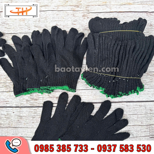 Bao tay len xám đen co giãn tốt Bao tay len xám đen co giãn tốt