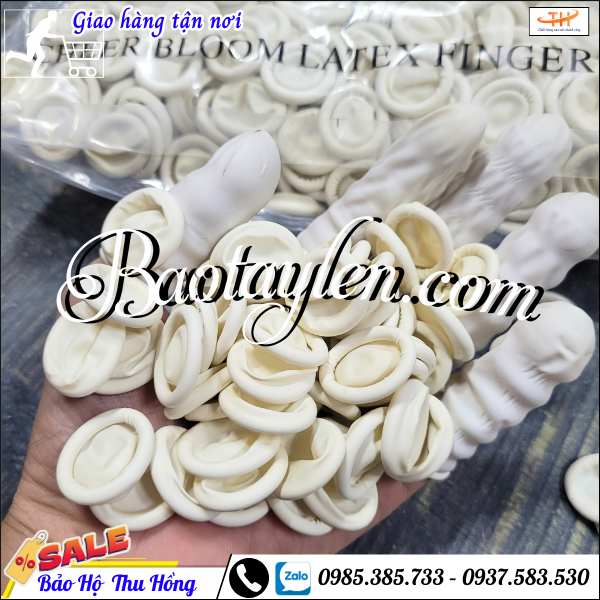 Bao xỏ ngón tay cao su. Bao xỏ ngón tay cao su.