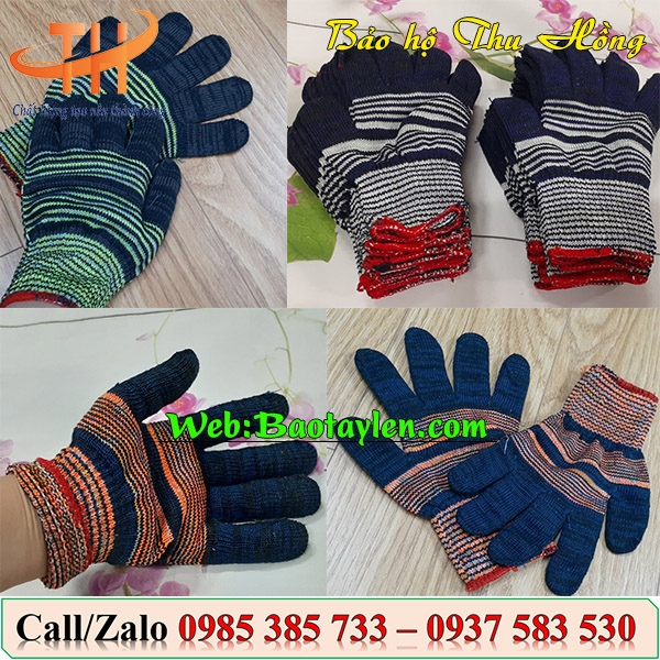 Bao tay len thời trang cotton nhiều màu