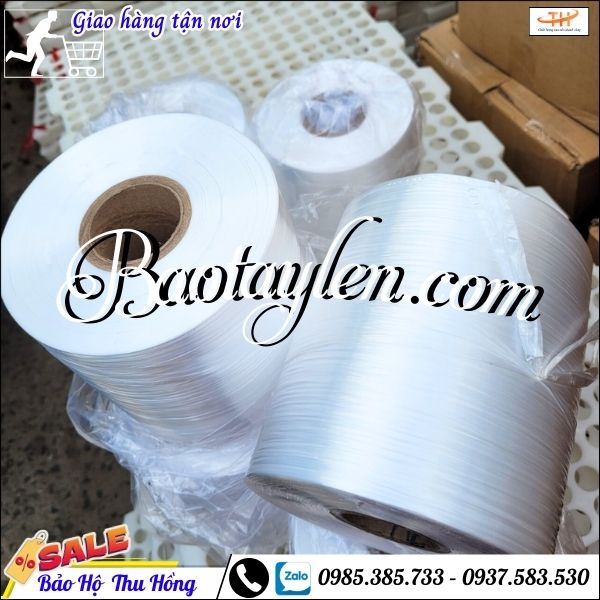 Cuộn dây nilon Đài Loan quấn máy. Cuộn dây nilon Đài Loan quấn máy.