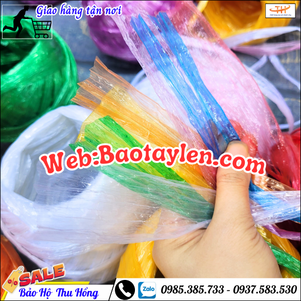 Dây nilon cột hàng nhiều màu giá rẻ. Dây nilon cột hàng nhiều màu giá rẻ.