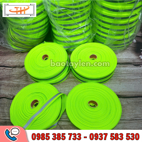 Dây phản quang may áo bảo hộ hàng sẵn kho Thu Hồng Dây phản quang may áo bảo hộ hàng sẵn kho Thu Hồng