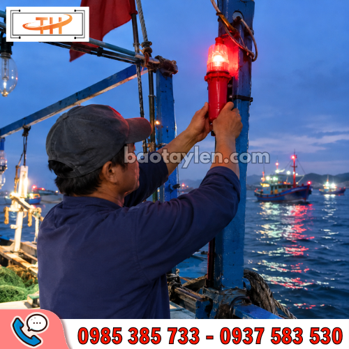 Đèn chớp tàu ghe hỗ trợ nhận biết khi hoạt động về đêm Đèn chớp tàu ghe hỗ trợ nhận biết khi hoạt động về đêm