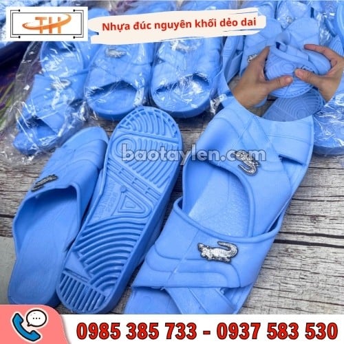 Dép nhựa cá sấu chất liệu nhựa nguyên khối dẻo bền Dép nhựa cá sấu chất liệu nhựa nguyên khối dẻo bền