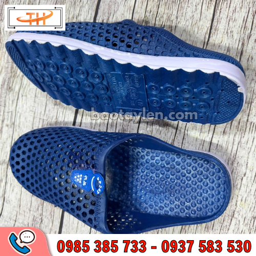 Dép sục tổ ong màu xanh Dép sục tổ ong màu xanh