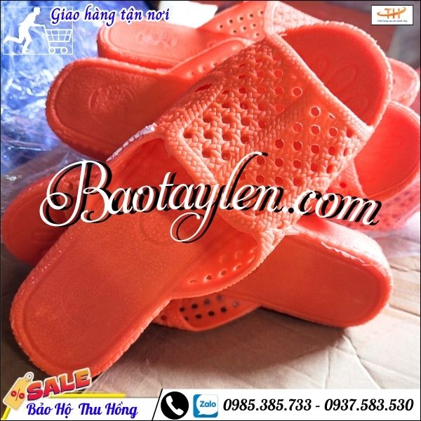 Dép nhựa tổ ong màu cam giá rẻ. Dép nhựa tổ ong màu cam giá rẻ.