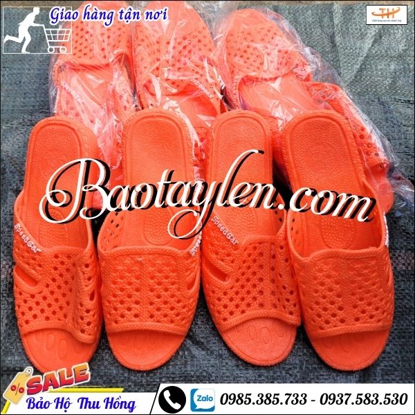 Dép nhựa tổ ong màu cam mua giá rẻ ở đâu HCM. Dép nhựa tổ ong màu cam mua giá rẻ ở đâu HCM.