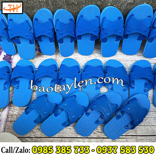 Dép xốp xanh quai ngang Dép xốp xanh quai ngang