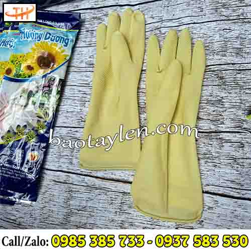 Găng tay cao su gia dụng Hướng Dương Găng tay cao su gia dụng Hướng Dương