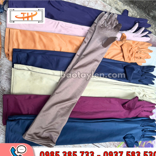 Găng tay chống nắng nữ dài qua khuỷu tay Găng tay chống nắng nữ dài qua khuỷu tay