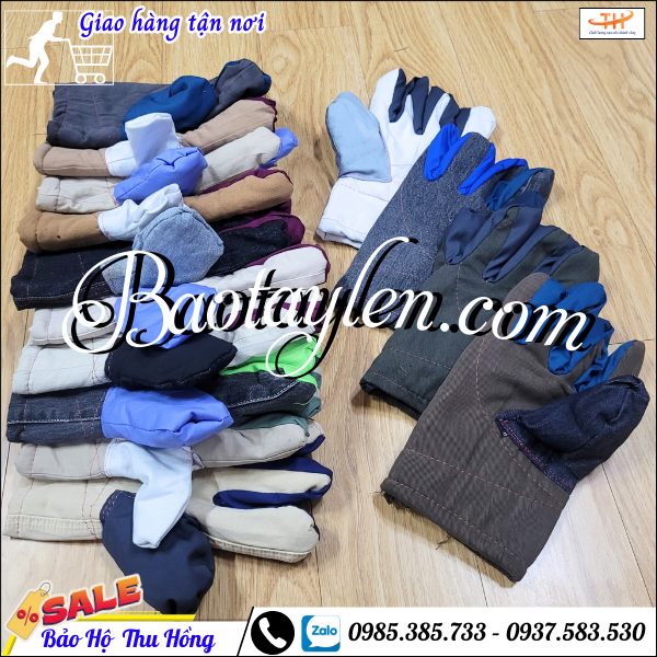 Găng tay bảo hộ lao động loại dày giá rẻ. Găng tay bảo hộ lao động loại dày giá rẻ.