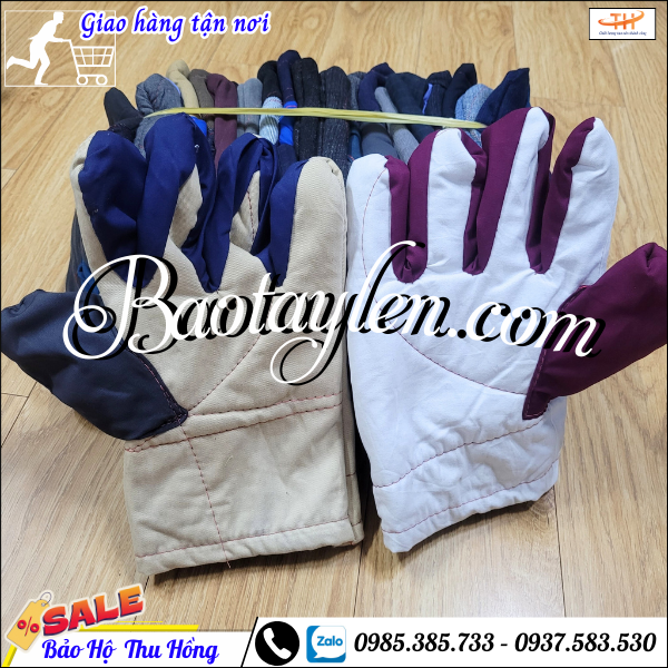 Găng tay vải kaki chịu lực va đập, chống đau tay giá rẻ. Găng tay vải kaki chịu lực va đập, chống đau tay giá rẻ.