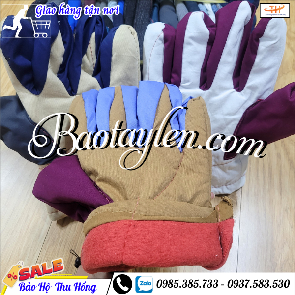 Găng tay lao động vải kaki 2 lớp. Găng tay lao động vải kaki 2 lớp.