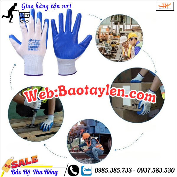 Găng tay phủ natri bảo hộ lao động ứng dụng cho nhiều ngành công nghiệp. Găng tay phủ natri bảo hộ lao động ứng dụng cho nhiều ngành công nghiệp.