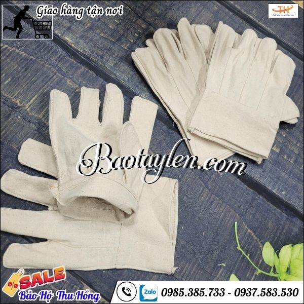 Găng tay bảo hộ vải bạt giá rẻ. Găng tay bảo hộ vải bạt giá rẻ.