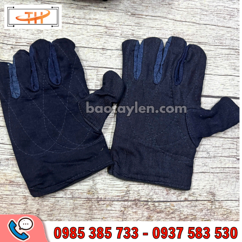 Găng tay vải jean công nghiệp Găng tay vải jean công nghiệp