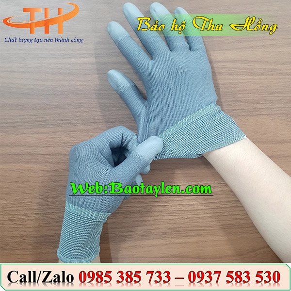 Bao tay - găng tay phủ Pu chống tĩnh điện ngón tay