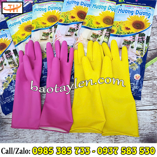 Găng tay cao su Hướng Dương chính hãng sẵn số lượng Găng tay cao su Hướng Dương chính hãng sẵn số lượng