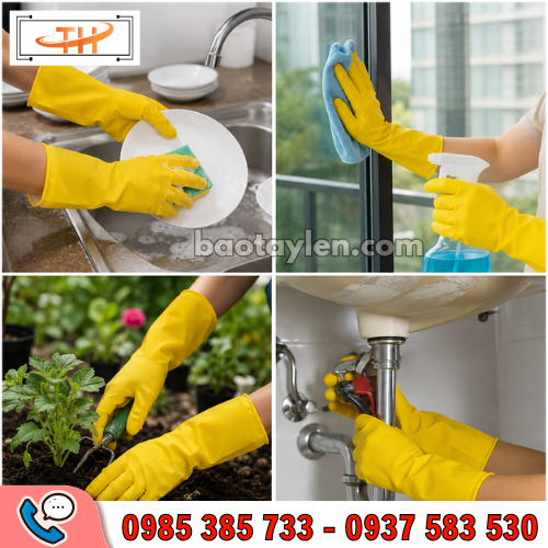 Găng tay cao su Nam Long size 9 bảo vệ tay hiệu quả trong nhiều công việc Găng tay cao su Nam Long size 9 bảo vệ tay hiệu quả trong nhiều công việc