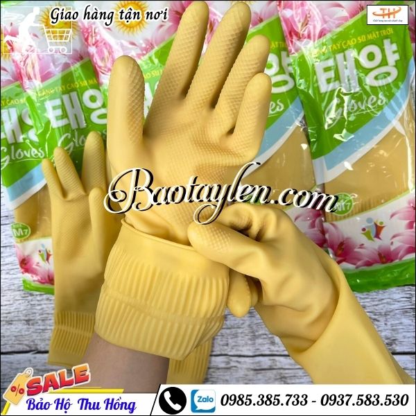 Găng tay cao su giá tốt, độ bền cao. Găng tay cao su giá tốt, độ bền cao.