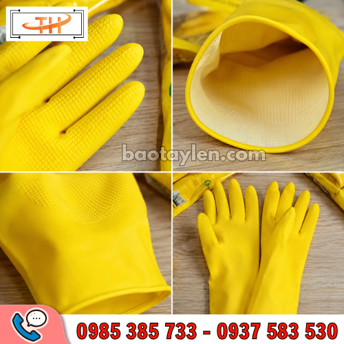 Chi tiết găng tay cao su Combi Đông Cầu Vồng size S Chi tiết găng tay cao su Combi Đông Cầu Vồng size S