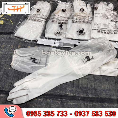 Găng tay cao su con hươu cổ dài hàng chuẩn sẵn rẻ Găng tay cao su con hươu cổ dài hàng chuẩn sẵn rẻ
