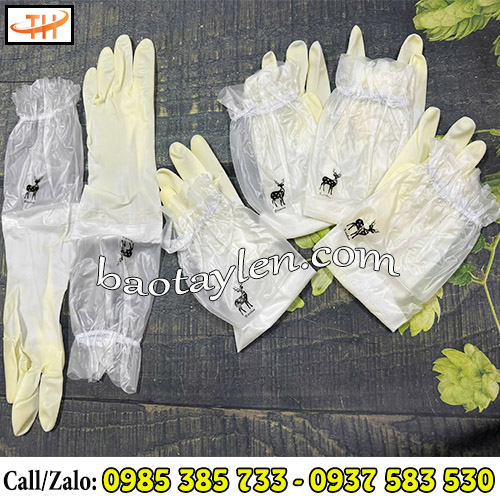 Găng tay cao su con hươu dài Găng tay cao su con hươu dài
