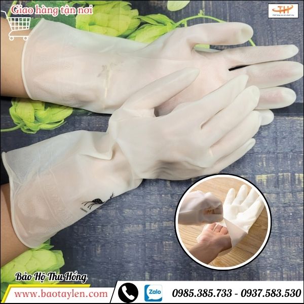 Găng tay cao su con hươu cho khả năng chống thấm tốt Găng tay cao su con hươu cho khả năng chống thấm tốt