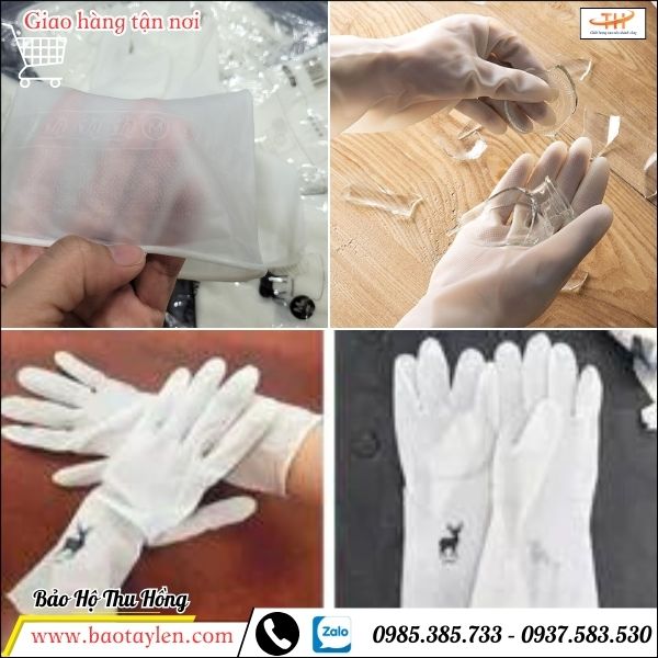 Găng tay cao su con hươu bảo vệ tay hiệu quả Găng tay cao su con hươu bảo vệ tay hiệu quả