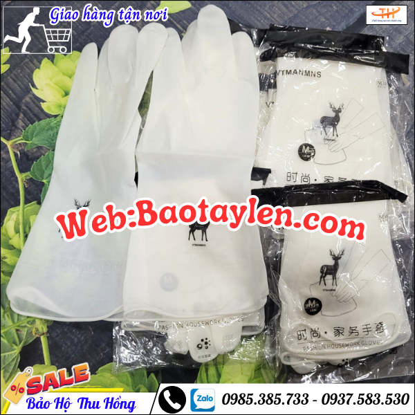 Găng tay cao su gia dụng bền, sử dụng lâu dài Găng tay cao su gia dụng bền, sử dụng lâu dài