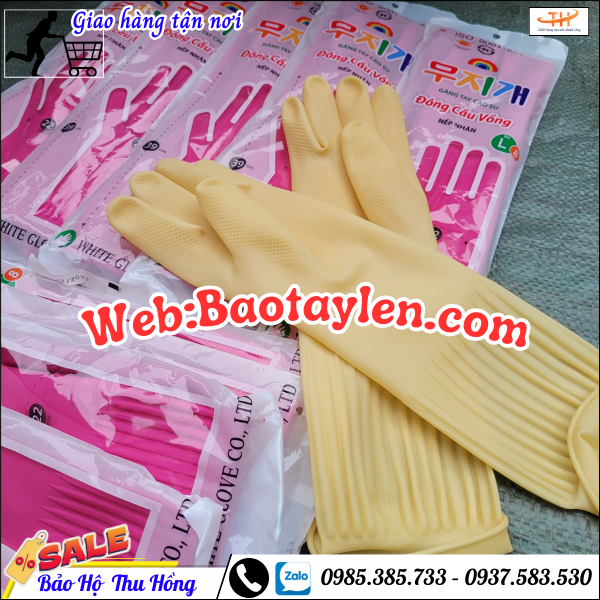 Găng tay cao su công nghiệp bảo vệ đôi tay hiệu quả  Găng tay cao su công nghiệp bảo vệ đôi tay hiệu quả