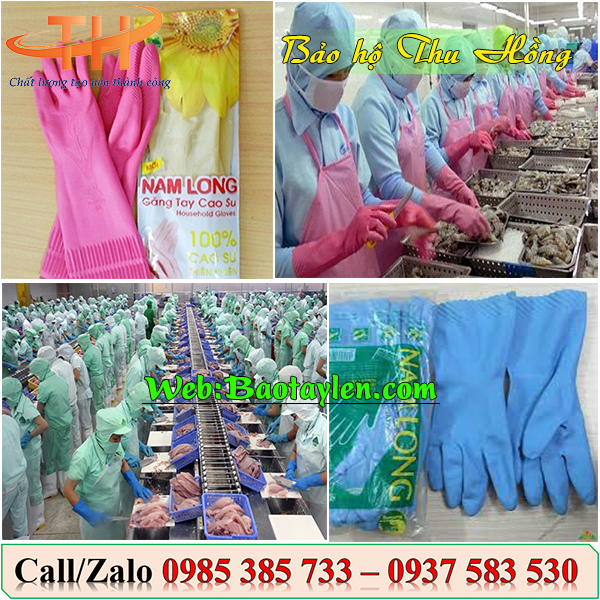 Găng tay cao su công nghiệp