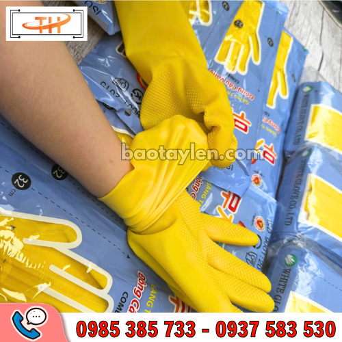 Găng tay cao su Đông Cầu Vòng Combi co giãn cực tốt Găng tay cao su Đông Cầu Vòng Combi co giãn cực tốt