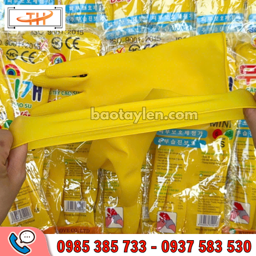 Găng tay cao su Đông Cầu Vồng mini size S co giãn cực tốt Găng tay cao su Đông Cầu Vồng mini size S co giãn cực tốt