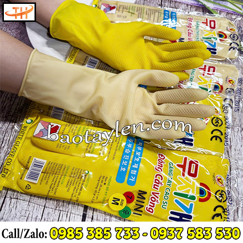 Găng tay cao su Đông Cầu Vồng mini dễ chịu khi đeo Găng tay cao su Đông Cầu Vồng mini dễ chịu khi đeo