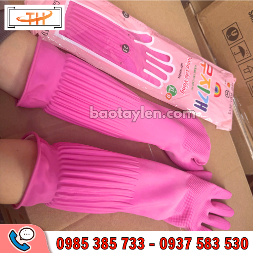 Găng tay cao su Đông Cầu Vồng dài qua khuỷ tay Găng tay cao su Đông Cầu Vồng dài qua khuỷ tay