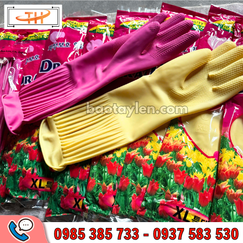 Găng tay cao su Dragon hàng chuẩn tại Thu Hồng Găng tay cao su Dragon hàng chuẩn tại Thu Hồng