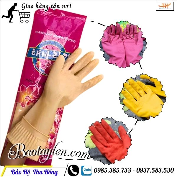 Găng tay cao su Hướng Dương giá rẻ chấ lượng. Găng tay cao su Hướng Dương giá rẻ chấ lượng.
