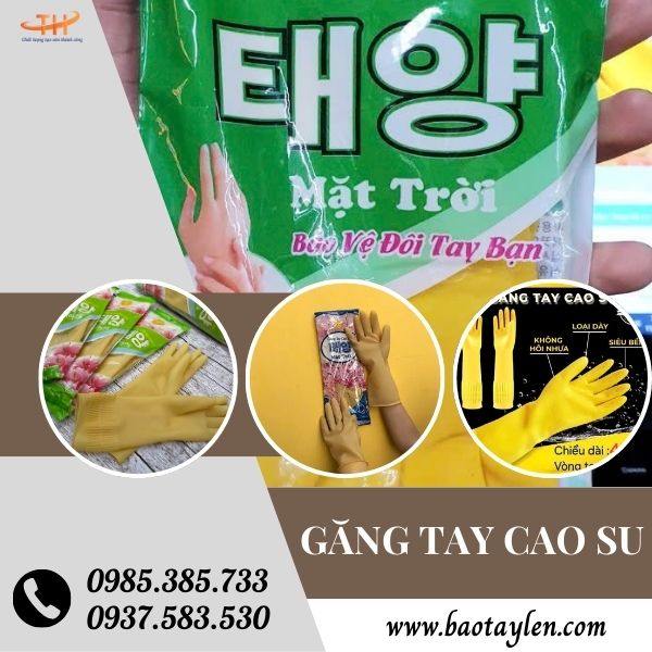 Găng tay cao su bảo hộ lao động. Găng tay cao su bảo hộ lao động.