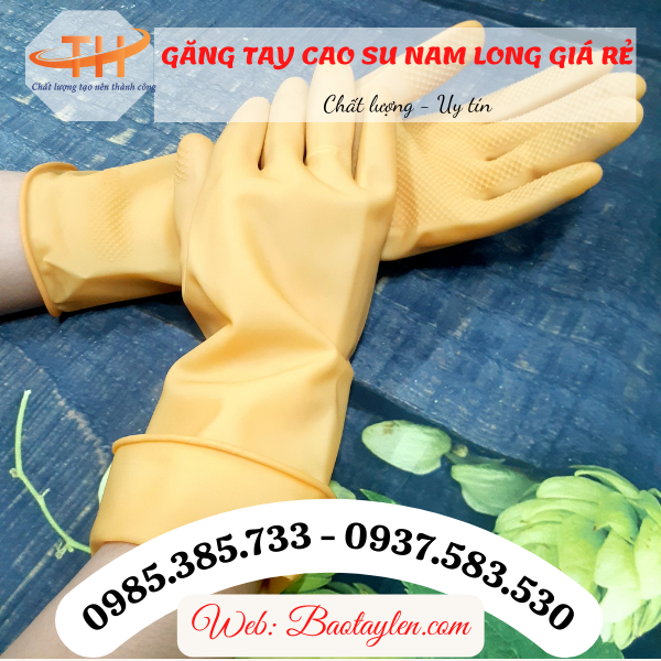 >>Găng tay cao su Nam Long. >>Găng tay cao su Nam Long.