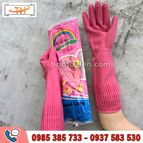 Găng tay cao su Sắc Cầu Vồng size L phù hợp cho những ai có tay to Găng tay cao su Sắc Cầu Vồng size L phù hợp cho những ai có tay to