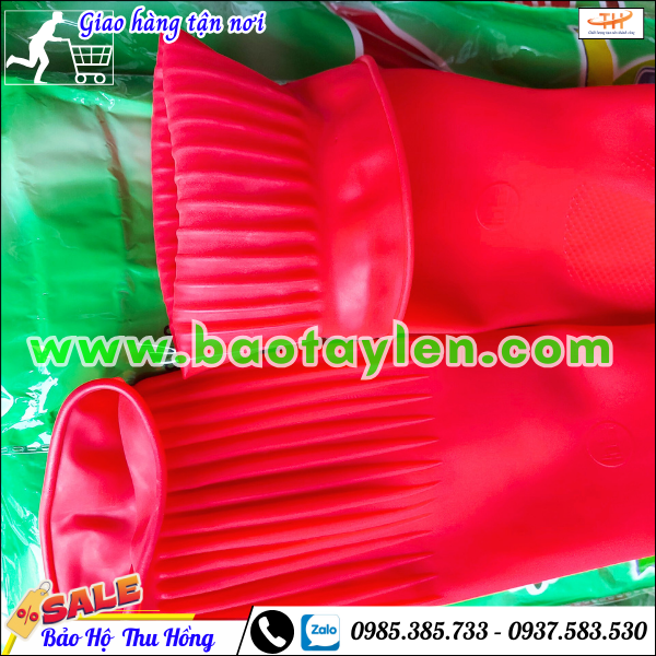 Găng tay cao su Ura dễ đeo dễ tháo Găng tay cao su Ura dễ đeo dễ tháo