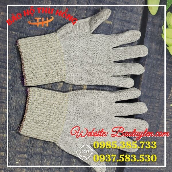 >>Bao tay - găng tay chống cắt sợi polyester. >>Bao tay - găng tay chống cắt sợi polyester.