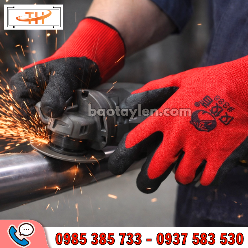 Găng tay chống cắt phủ cao su bao vệ đôi tay hiệu quả khi làm việc Găng tay chống cắt phủ cao su bao vệ đôi tay hiệu quả khi làm việc
