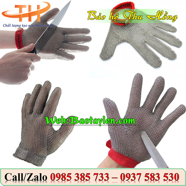 Găng tay chống cắt chất liệu kim loại